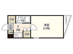 メルヘンマンション矢野東 1Kの間取図画像