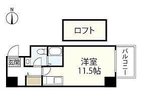 ファンタジービル  ｜ 広島県広島市中区堺町2丁目（賃貸マンション1R・4階・25.30㎡） その2