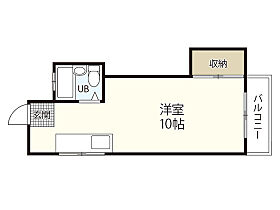 杉本ビル  ｜ 広島県広島市西区小河内町1丁目（賃貸マンション1R・4階・22.30㎡） その1