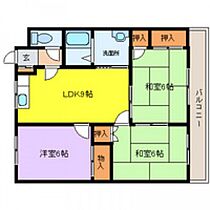 広島県広島市南区向洋新町1丁目（賃貸マンション3LDK・2階・59.00㎡） その2