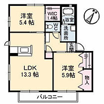 ソフィアM　IV棟  ｜ 広島県広島市安芸区中野東2丁目（賃貸アパート2LDK・2階・58.10㎡） その2