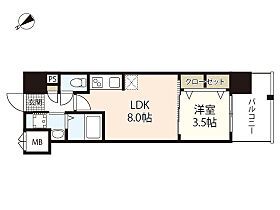 S-RESIDENCE空港通りawesome  ｜ 広島県広島市西区西観音町（賃貸マンション1LDK・5階・29.76㎡） その2