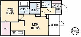 広島県広島市西区井口5丁目（賃貸マンション1LDK・1階・43.52㎡） その2