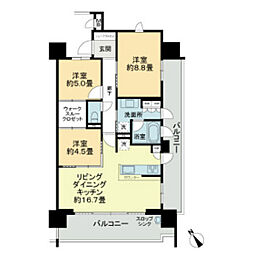 間取図画像 3LDK