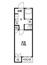 セジュール鐙 107 ｜ 新潟県新潟市中央区鐙２丁目3-5（賃貸アパート1K・1階・24.73㎡） その2