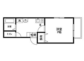 ガーデンヒルズII 206 ｜ 新潟県新潟市中央区白山浦２丁目171-36（賃貸アパート1K・2階・24.02㎡） その2