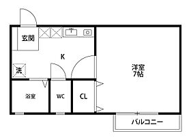 ガーデンヒルズII 106 ｜ 新潟県新潟市中央区白山浦２丁目171-36（賃貸アパート1K・1階・23.19㎡） その2