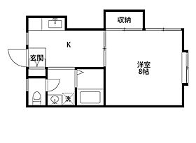 メロディー 202 ｜ 新潟県新潟市中央区米山４丁目3-17（賃貸アパート1K・2階・28.00㎡） その2