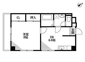 マンション礎 211 ｜ 新潟県新潟市中央区礎町通１ノ町1980（賃貸マンション1K・2階・35.72㎡） その2