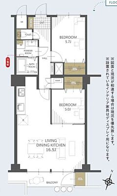間取り 神道寺ハイツ　1号棟 6階/-