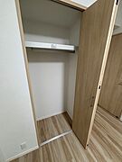 各部屋収納があるので、居室をすっきり使えます。