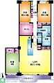 越谷ファミリータウンD棟4階12.3万円