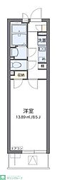 クレイノコンフォール 1Kの間取図画像
