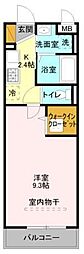 エレガンス・チヨダ2 1Kの間取図画像