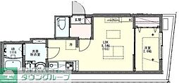 リディアコート北越谷 1LDKの間取図画像