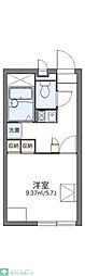 レオパレスセゾンブラン三郷 1Kの間取図画像