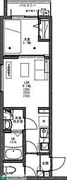 KEIAI RESIDENCE 五香II 1LDKの間取図画像