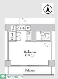 豊和ビル ワンルームの間取図画像
