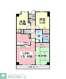 ステラ 3LDKの間取図画像