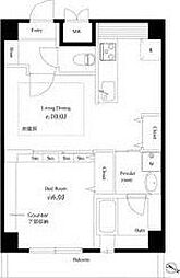 八潮パークスクエア 1LDKの間取図画像