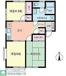 第一コーポタナカ 3DKの間取図画像
