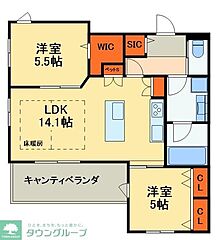 物件の間取り
