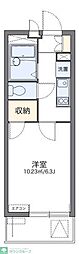 レオパレスプレステージ草加 1Kの間取図画像