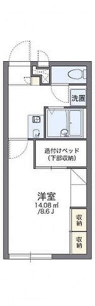 画像2:代表的な間取のため実際の間取とは異なる場合があります