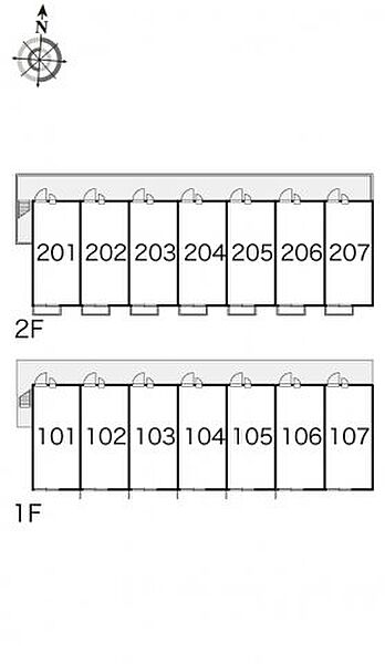 レオパレス青葉台 201｜広島県福山市青葉台2丁目(賃貸アパート1K・2階・23.18㎡)の写真 その4