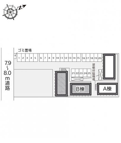 レオパレス新涯ロータスＢ棟 103｜広島県福山市新涯町2丁目(賃貸アパート1K・1階・23.18㎡)の写真 その3