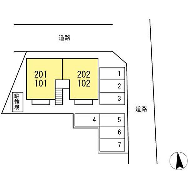 潮馴館 ｜広島県福山市東手城町3丁目(賃貸アパート3DK・2階・50.78㎡)の写真 その3