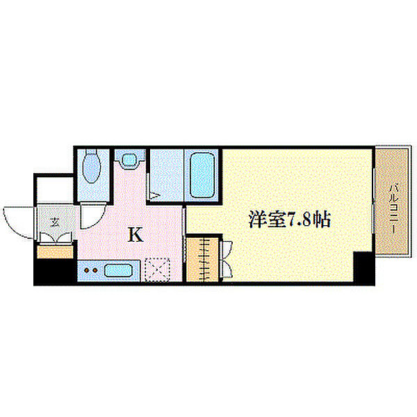 シンメイロード ｜広島県福山市西町1丁目(賃貸マンション1K・2階・29.16㎡)の写真 その2