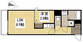 月光福山三吉町  ｜ 広島県福山市三吉町3丁目（賃貸マンション1LDK・2階・29.73㎡） その2