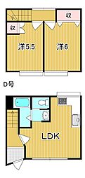 メゾン春日 2LDKの間取図画像