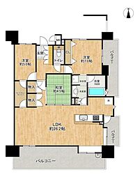 間取図画像 3LDK