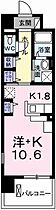 ポーシェガーデン3 1005 ｜ 兵庫県姫路市飾磨区野田町（賃貸マンション1R・10階・30.96㎡） その2