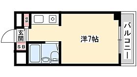 ウイングス北平野 308 ｜ 兵庫県姫路市北平野１丁目（賃貸マンション1R・3階・17.08㎡） その2