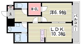 Capital.i姫路 804 ｜ 兵庫県姫路市南町（賃貸マンション1LDK・8階・47.28㎡） その2