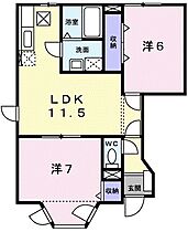 フォレストＫ　Ｂ 101 ｜ 兵庫県赤穂市黒崎町（賃貸アパート2LDK・1階・53.51㎡） その2