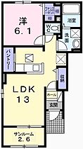 サンリット福崎I 101 ｜ 兵庫県神崎郡福崎町南田原（賃貸アパート1LDK・1階・50.09㎡） その2