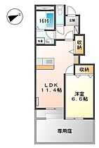 アンベリール　コンフォール 105 ｜ 兵庫県姫路市飾磨区中島（賃貸アパート1LDK・1階・44.73㎡） その2