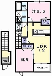 ハーモニーA 2階