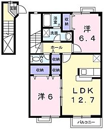 グランドゥールB 2階/203