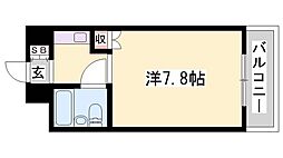 グリーンハイツ梅ケ谷 ワンルームの間取図画像