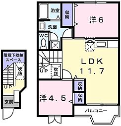 パルトネールF1 2階