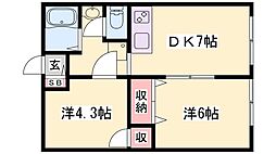 サンシティ桂 1階