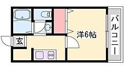 TIA 1Kの間取図画像