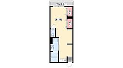 フェリーチェ手柄 ワンルームの間取図画像