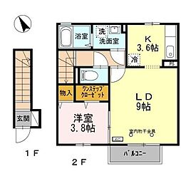 ウィル山崎 2階