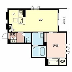 グランメゾン延末東 1LDKの間取図画像